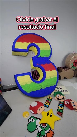 Handmade Piñatas Inspired by Super Mario for Kids