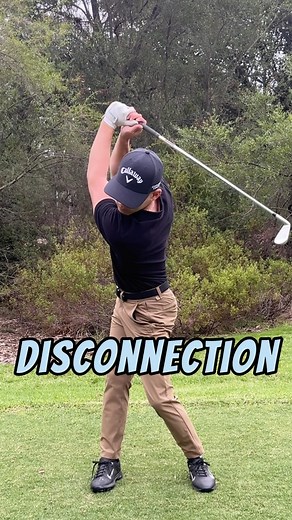 Over swing and disconnected?? 🤯 • • • • • #golf #golfcoach #golftips #golfswingtips #golflesson | GolfSlump