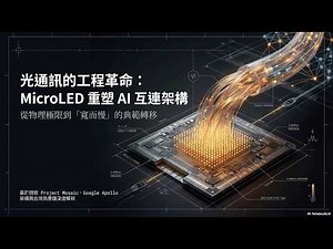 光通訊的工程革命：MicroLED 重塑 AI 互連架構