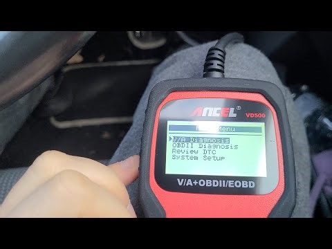 Audi or VW Airbag error reset with Ancel VD500 ODB2 reader