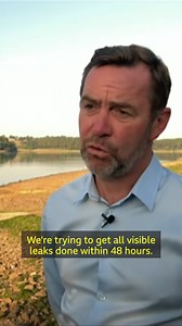 "We're fixing around 200 leaks a week" Yorkshire Water so they're on track to hit their 'leakage target' after announcing a hosepipe ban starting on 26 August. Read more: https://bbc.in/3CiGV6b | BBC Yorkshire