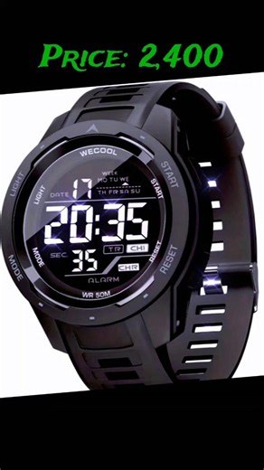 This Digital Sports Watch Looks Amazing! ⌚💚 #shorts #viral #watch #temu #temudeals