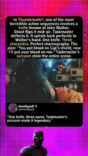 Thunderbolts*: The Knife Scene That Proves Teamwork Over Everything #marvel #avengers #thunderbolts