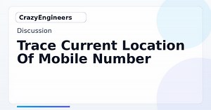 Trace Current Location Of Mobile Number