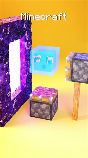 Minecraft vs real life simulator 3d#minecraft #3danimation #games