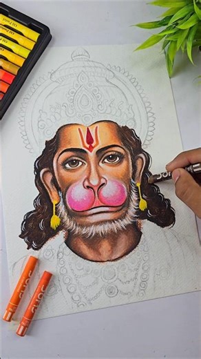 jai Hanuman Ji 🙏🏻 #shorts #hanuman #hanumanji #hanumanchalisa #art #drawing