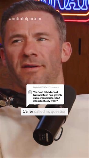 #NutrafolPartner With Nutrafol Men, I saw results in 3-6 months—like visibly thicker, fuller, stronger-feeling hair. | Julian Edelman
