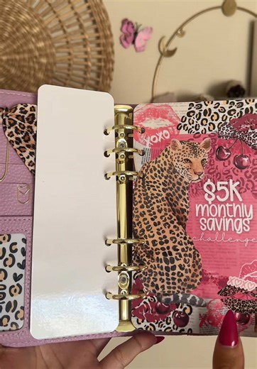 The high-end 5K monthly saving challenge is in stock on my Etsy! Save 5000 by the end of the year for any debt or even just to splurge! ❤️🫶🏼 ##shopupdate##newupdate##savingschallenge