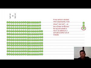 adding dissimilar fraction using the JSA FRACTION BEADS