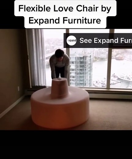 Flexible Love Chair by Expand Furniture: Transformable Seating Innovation