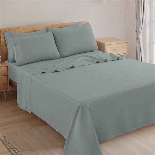 Ultra Soft Microfiber Bed Sheet Set - Deep Pocket, Wrinkle-resistant - Etsy