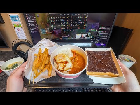Trying Food at 24 Hours Internet Cafe