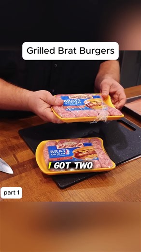 Delicious Grilled Brat Burgers Recipe