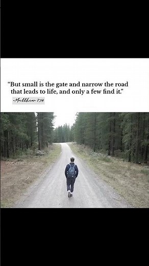 🚶 Walk the Narrow Path | A Powerful Message from Jesus ✝️| #shortsfeed #christianshorts #choosehim