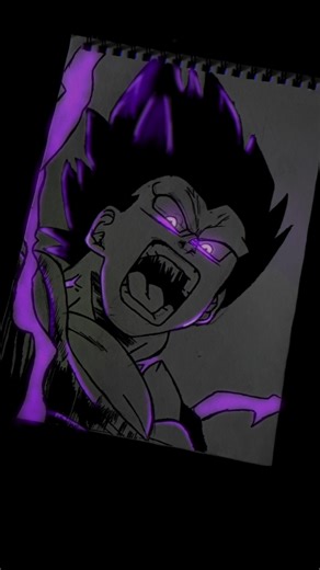 VEGETA GLOW ART 😈🔥 (You Won’t Believe This!)