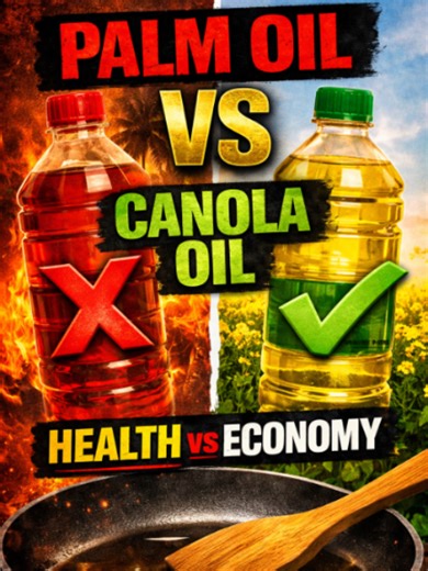 Palm oil is local — yes. Pero health decisions are separate. Canola for daily cooking, coconut for flavor. 👉 Full guide sa bio link! #FilipinoCookingScience #ZeroMellaMD #HealthyCooking #PalmOil #CanolaOil #FilipinoKitchen #MantikaFacts #HeartHealth