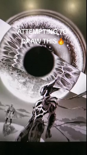 Drawing Garou vs Saitama Eye Panel