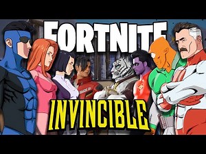 Invincible 4v4 SQUADS BATTLE in Fortnite!