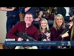 Kentucky Rep. Thomas Massie's Christmas photo sparks controversy