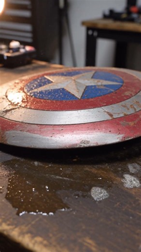 From Rust to Hero: Captain America Shield Restoration