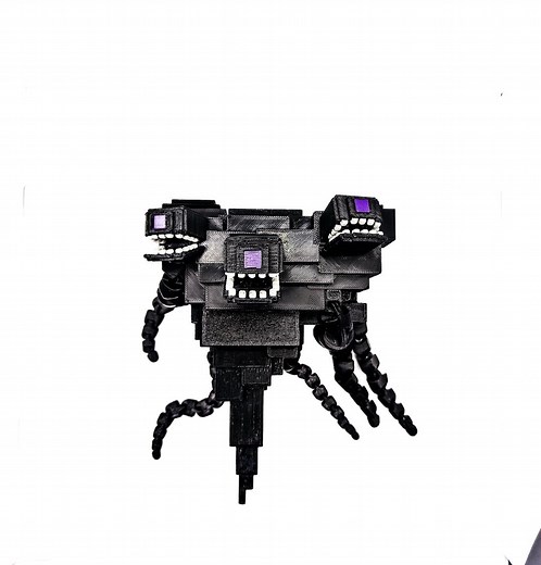3D Printed Wither Storm Figure – Articulated Tentacles – Minecraft-inspired - Etsy