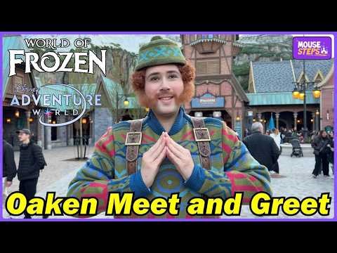 We Meet Oaken in World of Frozen at Disney Adventure World 2026 - Disneyland Paris