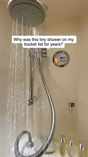 And flying has never been the same since 🤣 It was so nice getting off of a 12 hour flight feeling fresh. You only get 5 minutes of hot water, so I didn’t bother with my hair, but it was still so nice to be clean for a day of exploring Dubai before we continued on to Kenya. Comment “Emirates review” or check the first comment to get my full review of Emirates A380 First Class shower and suites! #emirates #firstclass #emiratesa380 #emiratesfirstclass #pointsandmiles | Live Love Run Travel