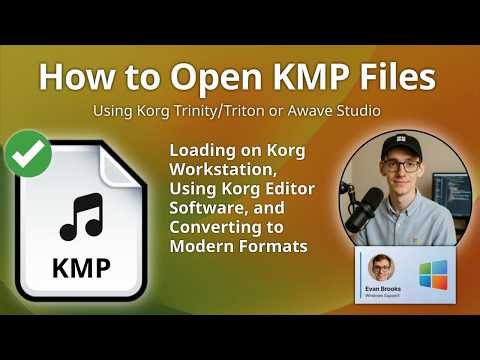 How to Open KMP Files (Korg Trinity/Triton Keymap)
