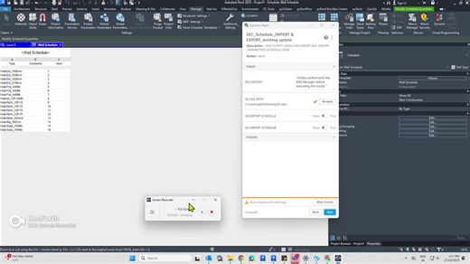 Revit Dynamo Automation: Simplifying Schedule Data Workflow | Ajith kumar posted on the topic | LinkedIn