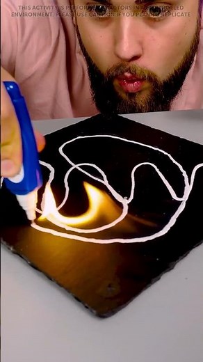 Drawing with actual fire! 🎨💥 #creative #drawing