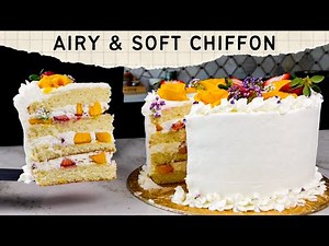 I mastered my DREAM CAKE - fluffy, moist, stackable CHIFFON.
