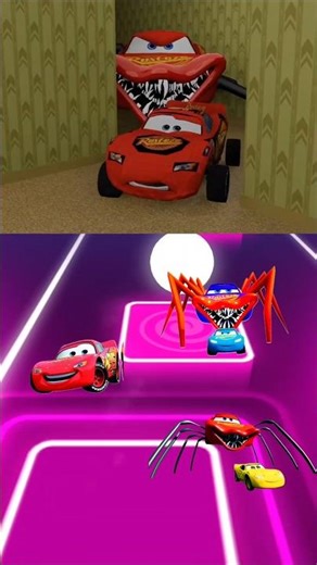 Lightning McQueen Tiles Hop Challenge ⚡ | Speed and Music Power!