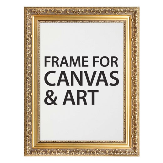 For Sandra: Gold Ornate Frame for Canvas & Art 28 X 38 Inch Inner Dimensions. - Etsy