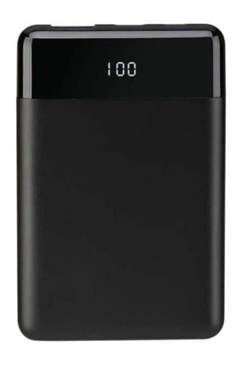 LAX Premium Compact 7200mAh Power Bank with USB-C input Charging, Black - Walmart.ca