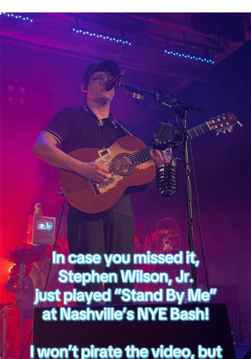 In case you missed it, @Stephen Wilson Jr. just played “Stand By Me” at @CBS Nashville’s NYE Bash! I won’t pirate the video, but here’s a taste of it from Kansas! Be sure to stand by each other in 2026! #stephenwilsonjr #standbyme #cbsnashvillenye #livemusic #happynewyear