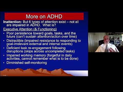 ADHD, EF, and Self Regulation