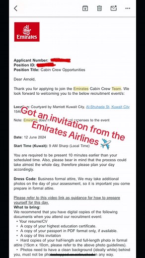 My Journey as an Emirates Airlines Applicant