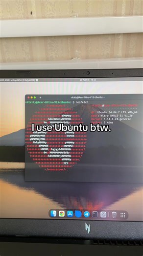 I use Ubuntu #ubuntu #whitesur #l1xor
