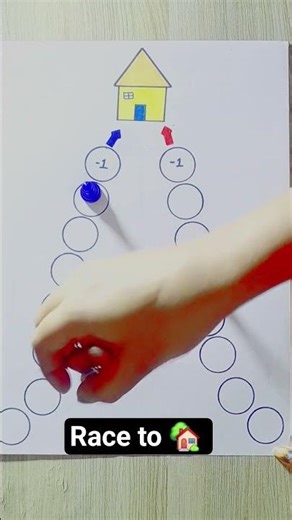 2 Player Dice Race | First to Reach Home Wins! 🎲🏠 #gaming #youtubeshorts #ytshorts