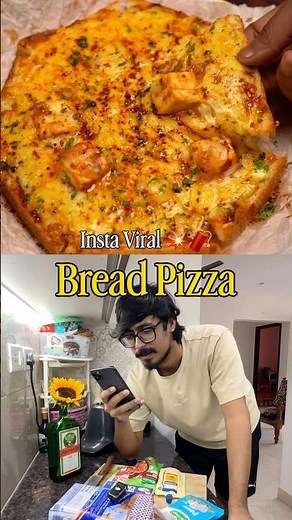 Insta Viral 💥🧨 Bread Pizza 🍕🤤