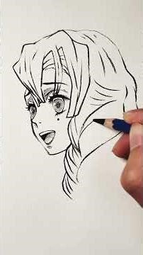 Day 201 | Mitsuri Kanroji Drawing Process | Demon Slayer Fan Art