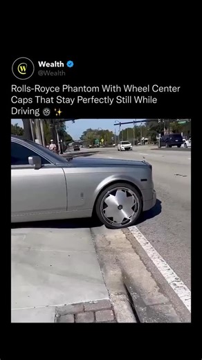 Luxury | Cars | Lifestyle on Instagram: "The Rolls-Royce Phantom’s signature “floating wheel center caps” stay perfectly upright no matter how fast the car is going. It’s a small detail that took years of precision engineering to master. Each wheel uses a self-righting mechanism with a hidden bearing system that lets the emblem rotate independently from the wheel itself. A built-in counterweight uses gravity to keep the logo level at all times, so the iconic double-R remains still even as the ti