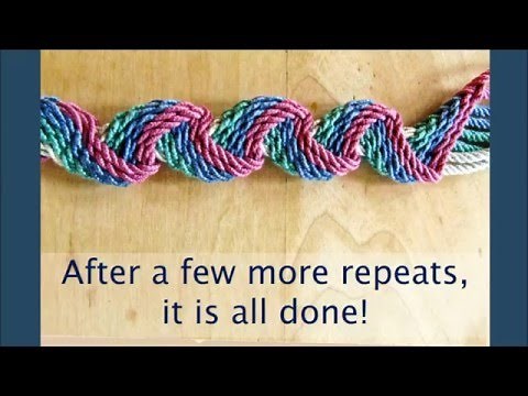 Wave Braid Ply-Split Braiding