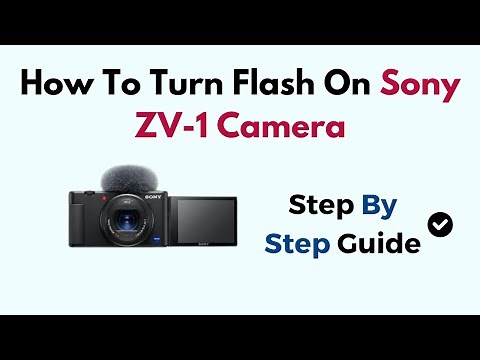 How To Turn Flash On Sony ZV-1 Camera