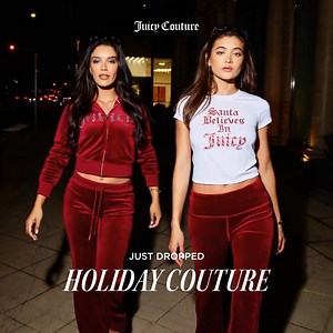 Juicy icons reloaded: OG Bling, new heritage graphics & cozy knits. Fall just got a serious upgrade. | Juicy Couture