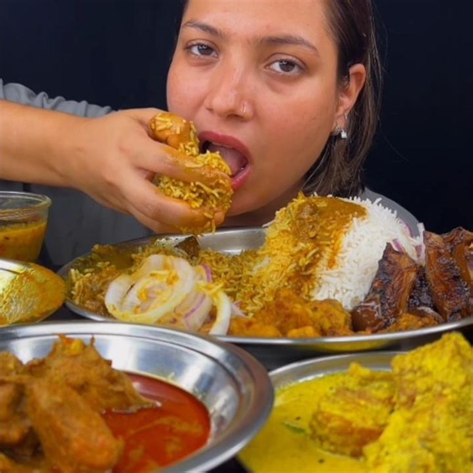 Malai fish, cholle chawal 🍛💓 ‪@FoodieJD‬ #mukbang #asmrfood #eating #dalchawal#indianfood
