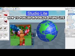 HOW TO PUBLISH GAMES IN ROBLOX STUDIO LITE | Piplash's Tutorials | + VOICE REVEAL