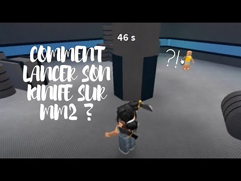 comment lancer son couteau ?? sur ROBLOX MM2
