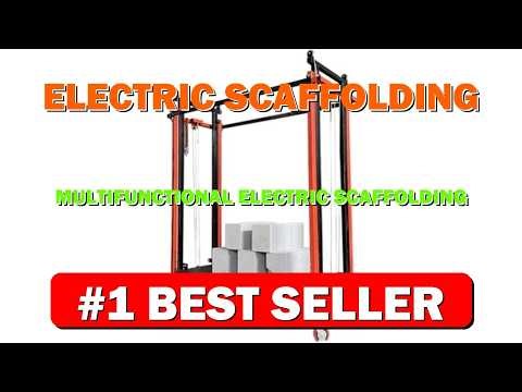 Electric Scaffolding Multifunctional Electric Scaffolding Machine Cargo Elevator Climbi - B0D1ML4SLD