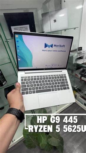 🔴Laptop hp 445 g9 ryzen 5 5625u ssd 256 gb 🔹️Marque : hp✅️ 🔹️Serie: probook 445 g9 🔹️Processeur: Ryzen 5 5625⚡️ 🔹️Stockage: 256 GB ssd 🔥 🔹️DDRAM: 8/16GB ☄️ 🔹️Écran: 14,1 pouces👌🏻 🔹️Wifi ✅️ 🔹️Systèmes : ‎Windows 10/11 🔹️Garantie : 4 mois 🎈Pc caba en très bon etat Pour vos commandes : 0550 840 841 حاسوب سعر مغري ماتراطيهش 🔥 💯 Disponible à Bab Ezzouar Avec Garantie Livraison disponible 🛵⭐ Pc Caba utilisé en très bon etat💯 #HP #laptop #alger #merisoft